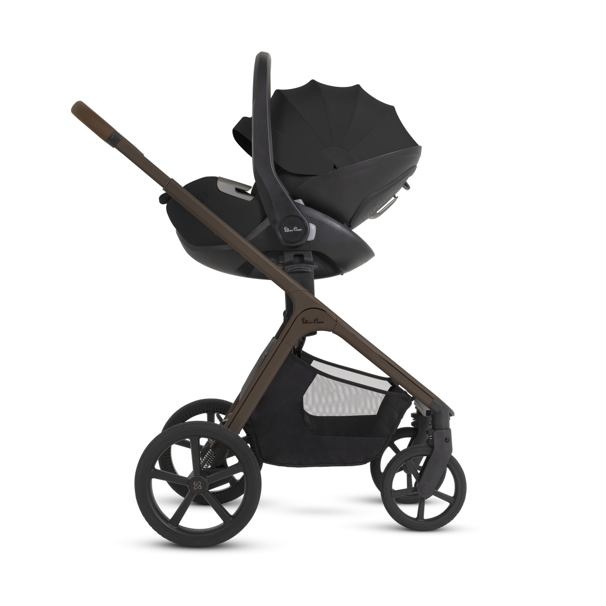 Silver Cross Cove 2 Ultimate Bundle with Glide Plus 360 Infant Car Seat and ISOFIX Base Plus - Maple