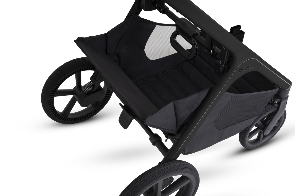 Silver Cross Cove 2 Ultimate Family Bundle with Glide Car Seat, Approach Car Seat and Base Plus - Onyx