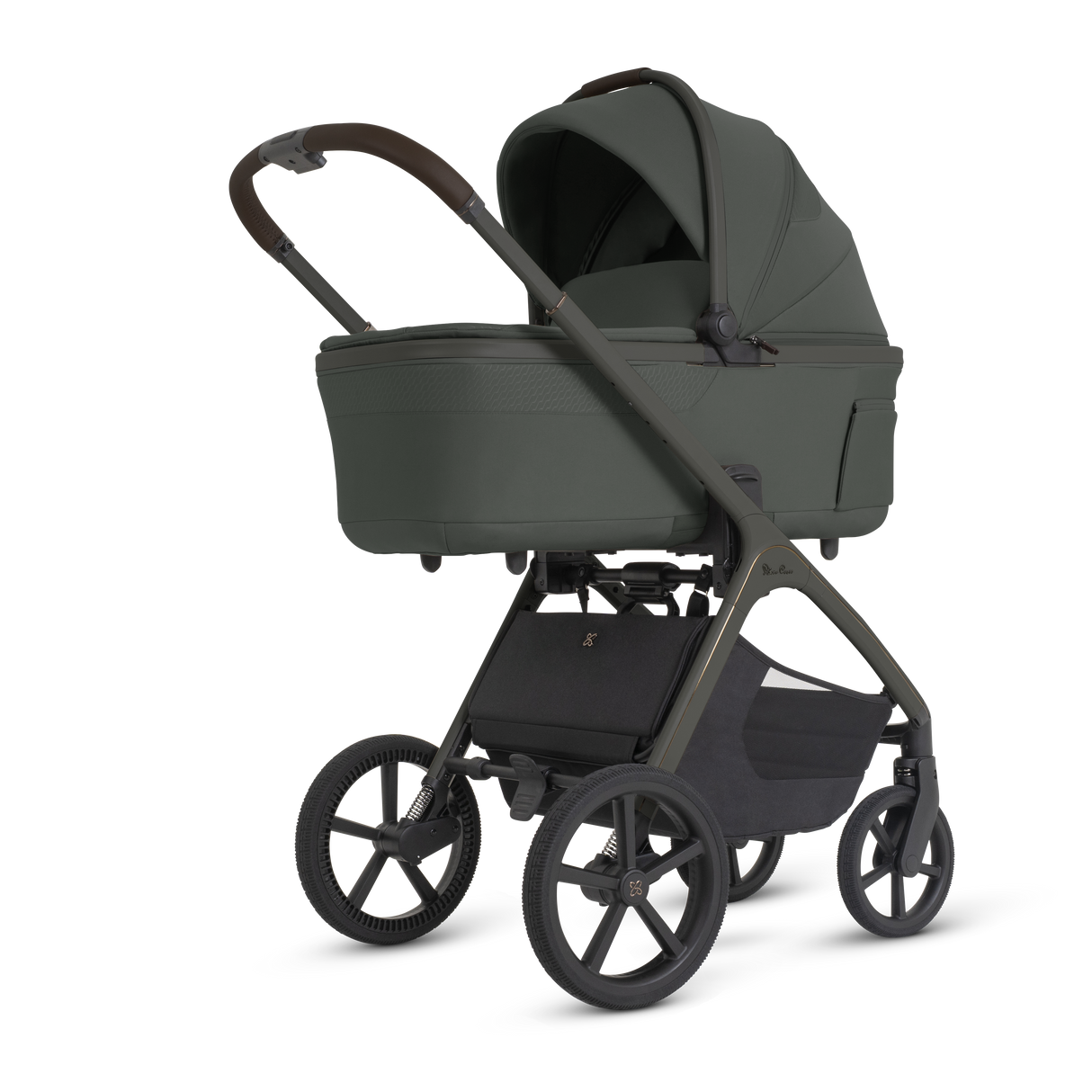 Silver Cross Cove 2 Ultimate Bundle with Glide Plus 360 Infant Car Seat and ISOFIX Base Plus - Pewter