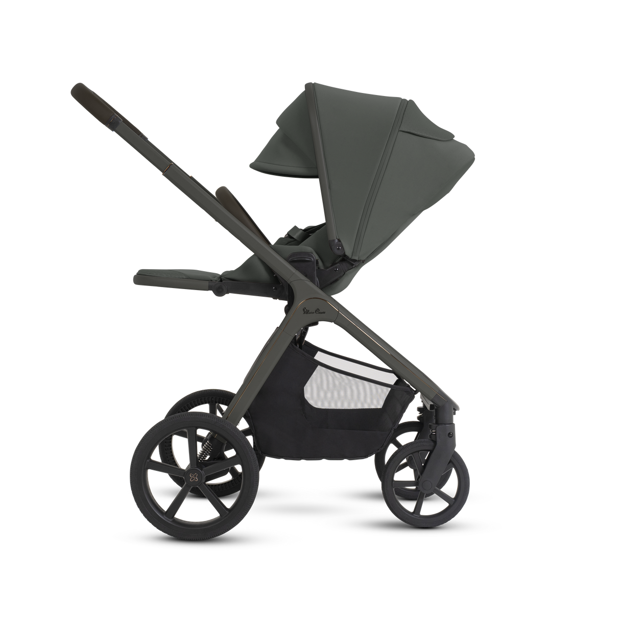 Silver Cross Cove 2 Ultimate Bundle with Glide Plus 360 Infant Car Seat and ISOFIX Base Plus - Pewter