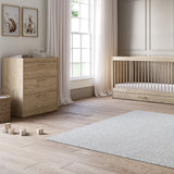 Silver Cross Geneva 3 Piece Nursery Furniture Set with Cot Bed, Under Drawer, Dresser and Wardrobe