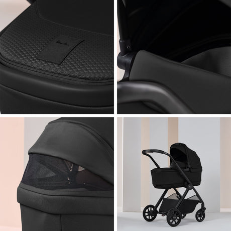 Silver Cross Reef 2 Ultimate Family Travel System Bundle with Glide Plus 360, Approach Plus 360 Car Seat and ISOFIX Base - Space