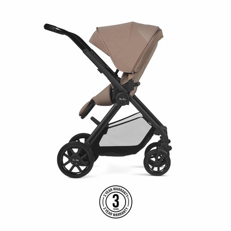 Silver Cross Reef 2 Ultimate Travel System Bundle with Glide Plus 360 Car Seat and ISOFIX Base - Mocha