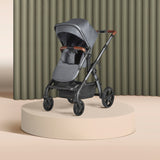 Silver Cross Wave 3 Single to Double Travel System with Dream Car Seat and Motion 2 360 Car Seat - Lunar