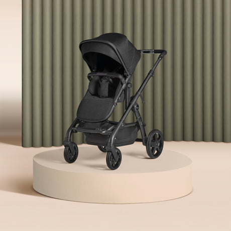 Silver Cross Wave 3 Single to Double Travel System with Dream Car Seat and Motion 2 360 Car Seat - Onyx