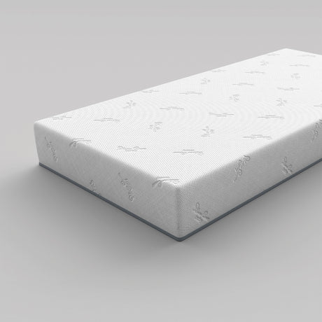 Silver Cross Geneva 5 Piece Nursery Furniture Set with Cot Bed, Under Drawer, Dresser, Wardrobe, Carmel Rocking Chair and TrueFit Eco Fibre Mattress