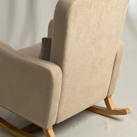 Silver Cross Carmel Nursery Rocking Chair & Foot Stool – Almond