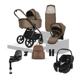 Silver Cross Cove Travel System with Maxi-Cosi Pebble 360 Pro2 & FamilyFix 360 Pro Base – Maple