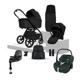 Silver Cross Cove Travel System with Maxi-Cosi Pebble 360 Pro2 & FamilyFix 360 Pro Base – Onyx