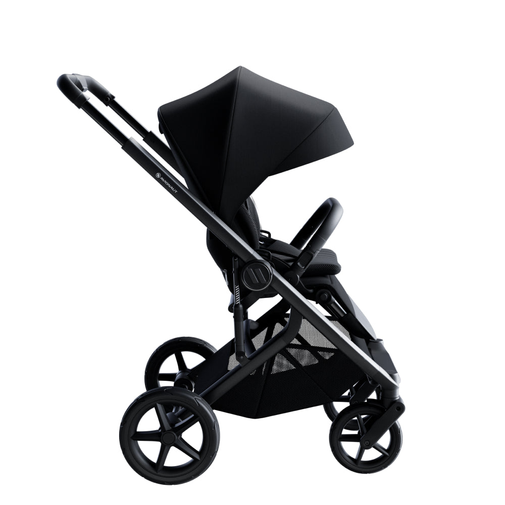 Avionaut Sirius 2 Pushchair and Carrycot Bundle - Black