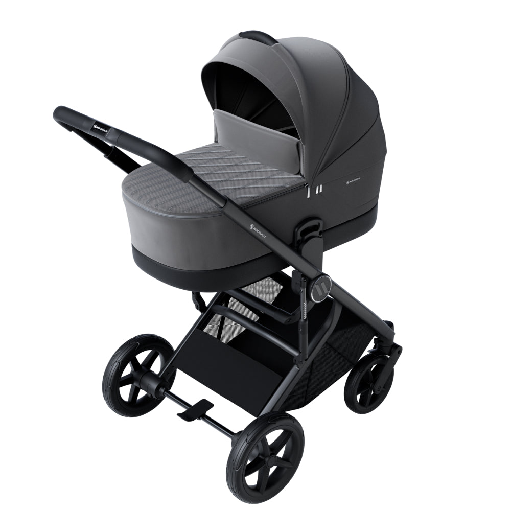 Avionaut Sirius 2 Pushchair and Carrycot Bundle - Grey