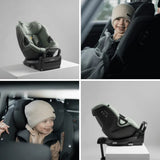 Axkid Spinkid 2 Car Seat - Nordic Bloom Green