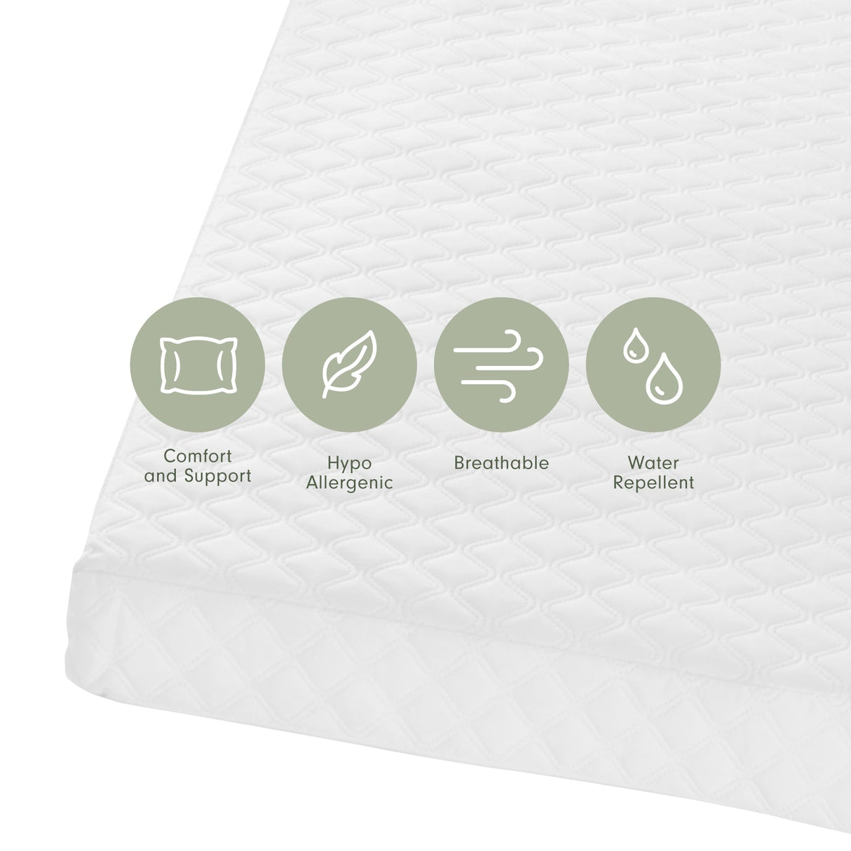 Tutti Bambini Sprung Cot Bed Mattress - 70x140cm