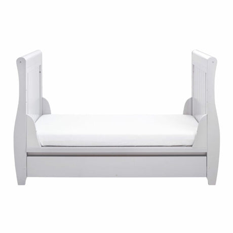 Babymore Stella Drop Side Cot Bed - Grey