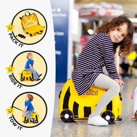 Trunki Ride-On Suitcase - Bernard the Bee