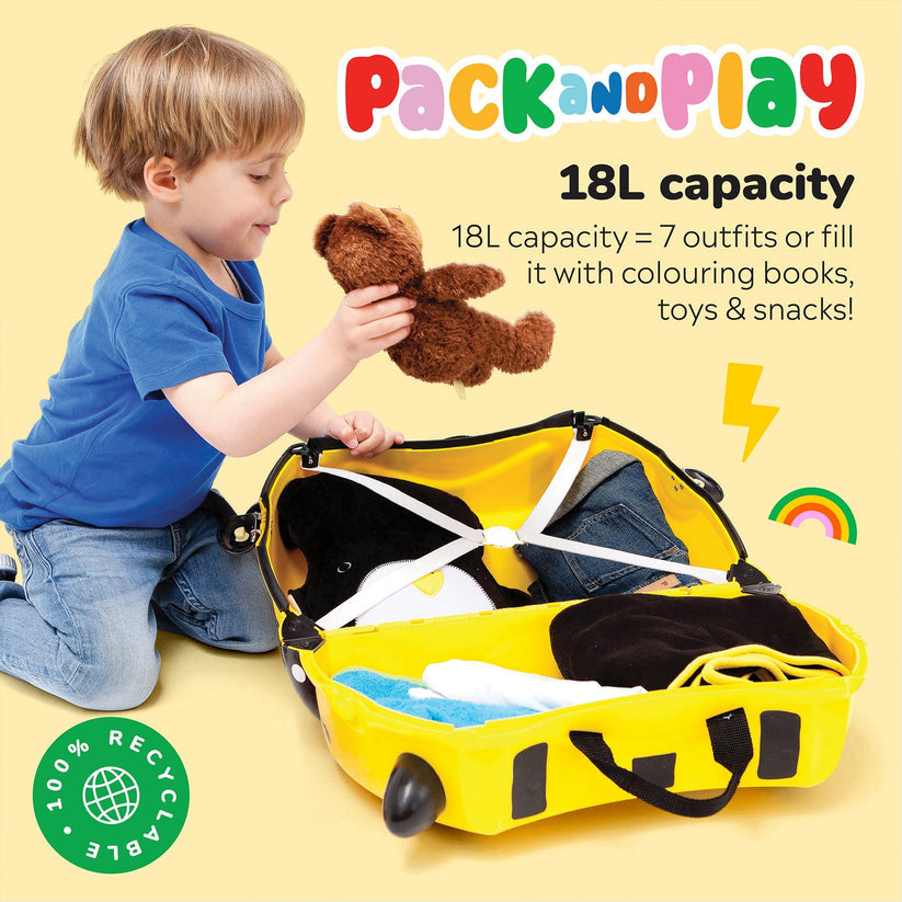Trunki Ride-On Suitcase - Bernard the Bee