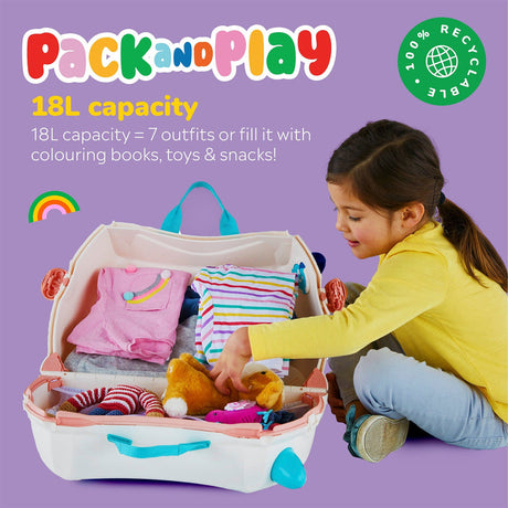Trunki Ride-On Suitcase - Lola the Llama