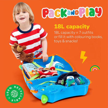 Trunki Ride-On Suitcase - Terrance