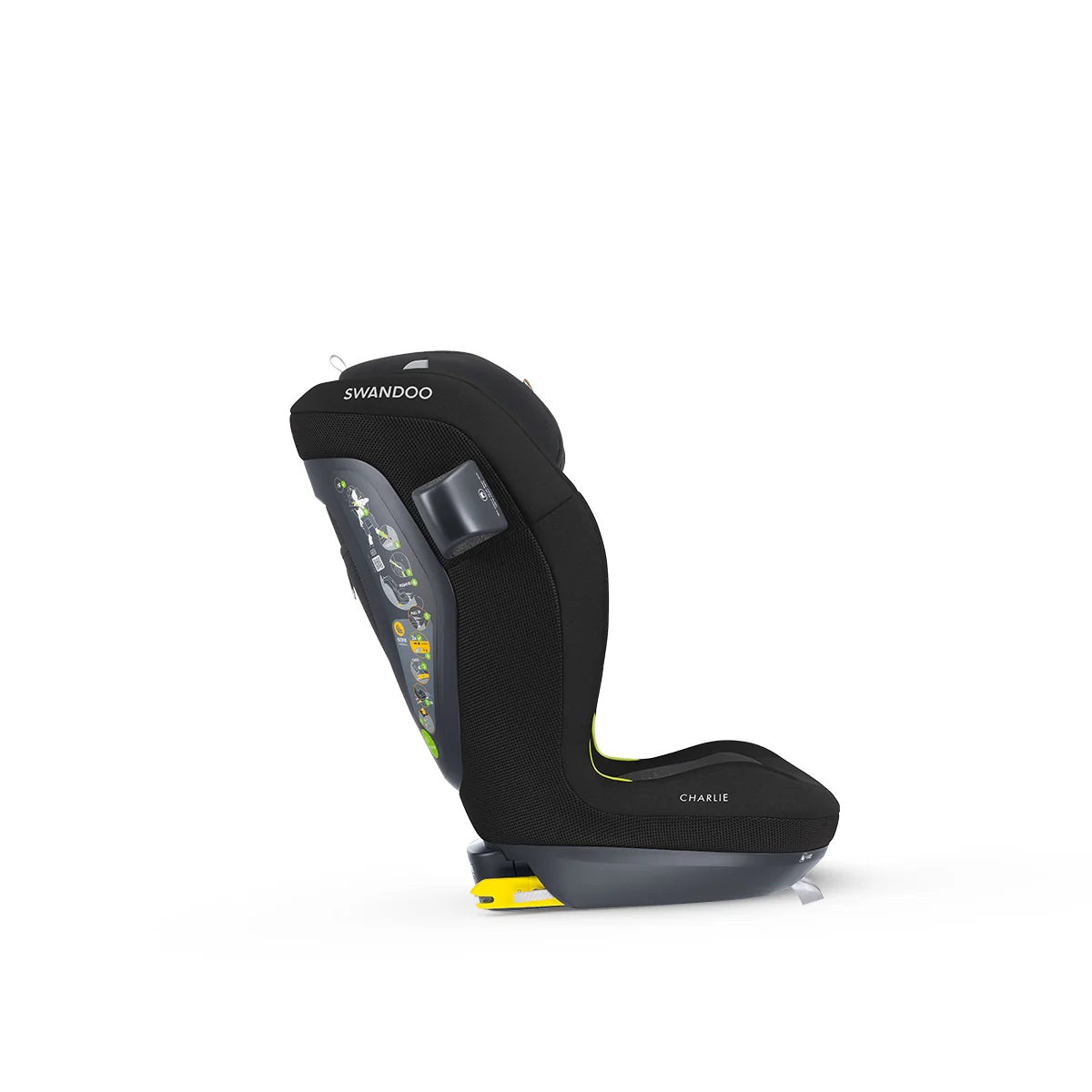 Swandoo Charlie 2026 Highback Booster - Bold Black