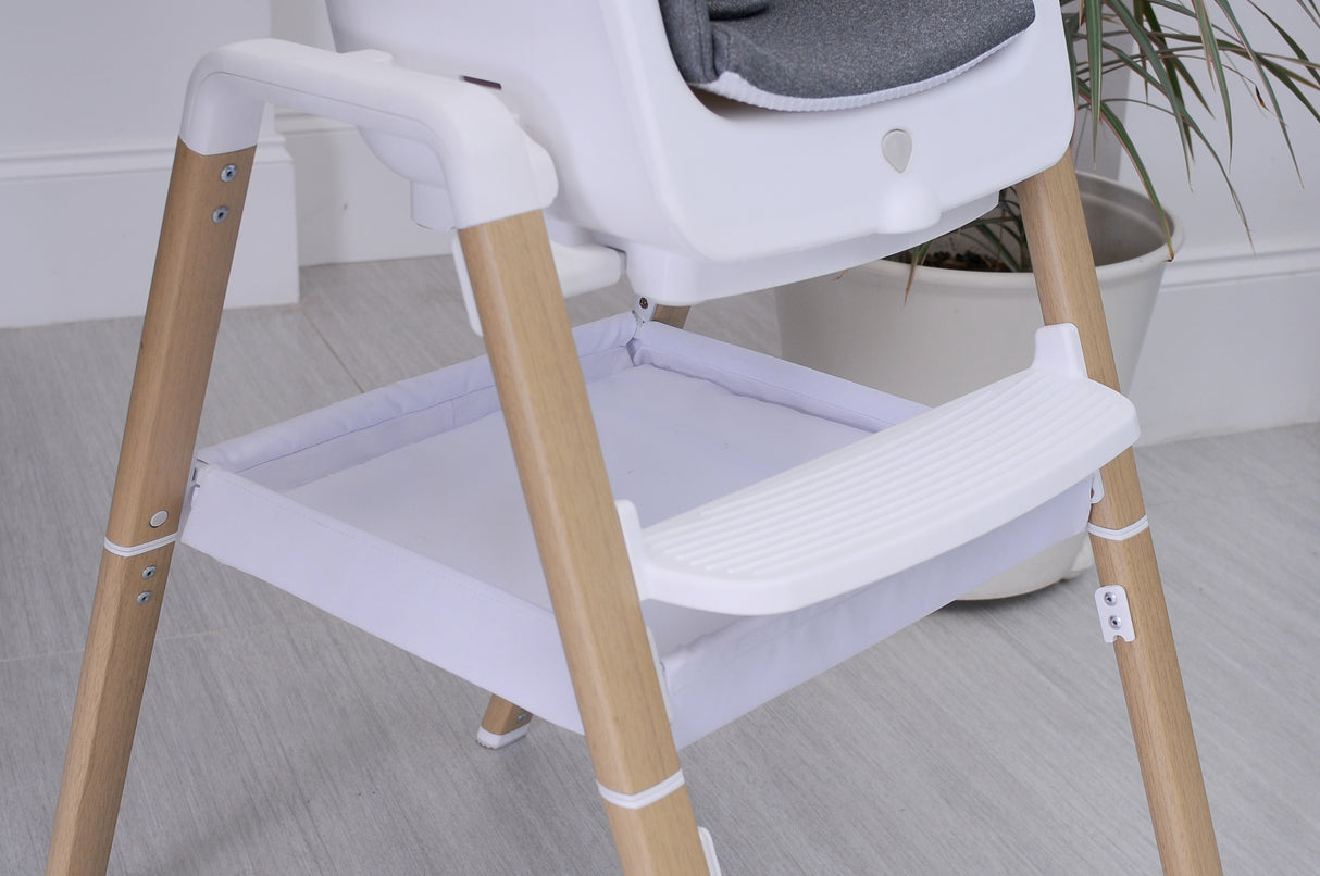 Tutti Bambini Nova Evolutionary 7-in-1 Highchair – White & Oak