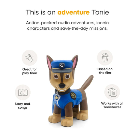 Tonies Toniebox 2 Play Set Including Paw Patrol Chase Tonie, Tonieplay Game & Tonieplay Controller - Moon Grey