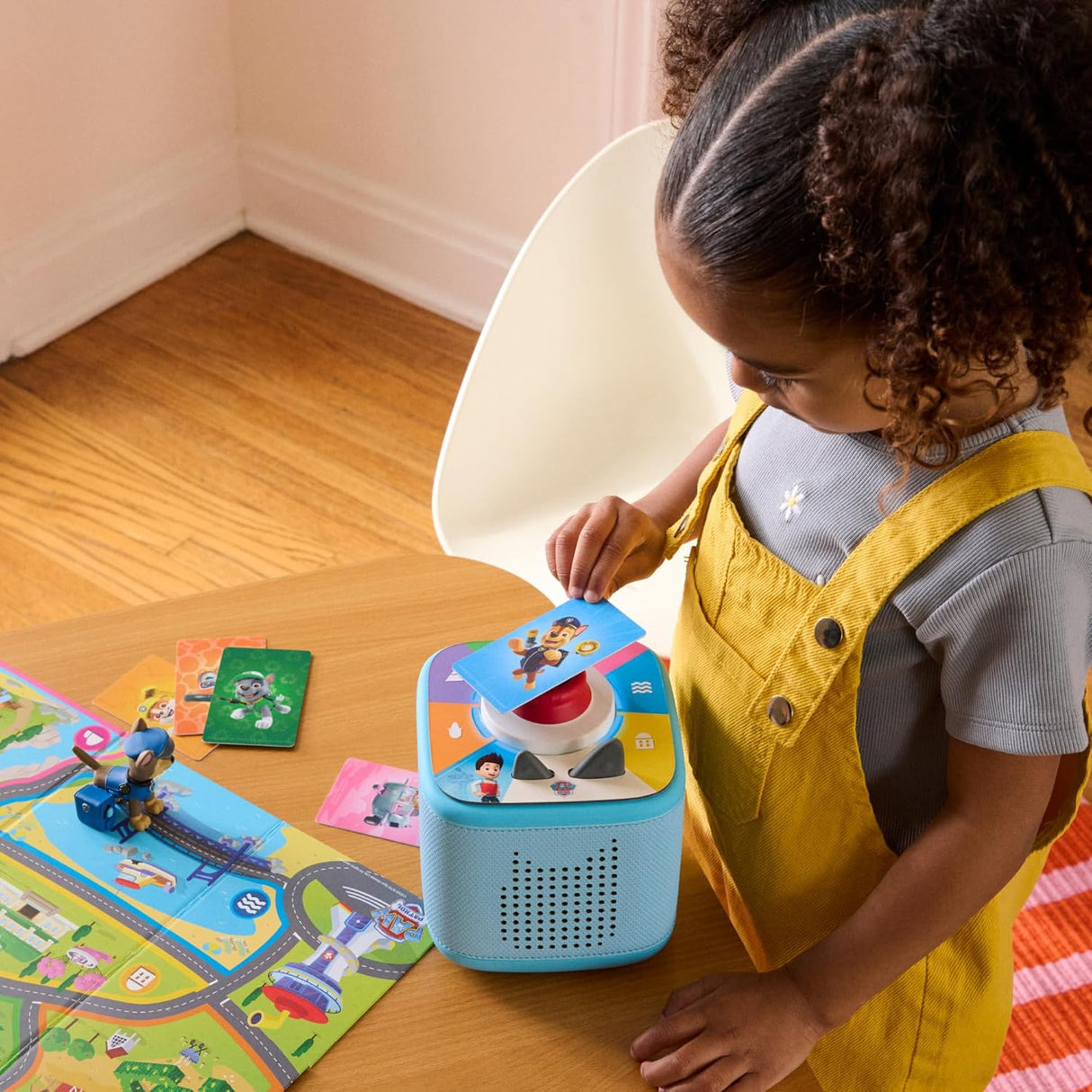 Tonies Toniebox 2 Play Set Including Paw Patrol Chase Tonie, Tonieplay Game & Tonieplay Controller - Sky Blue