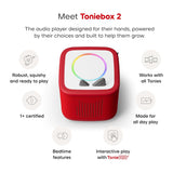 Tonies Toniebox 2 Play Set Including Paw Patrol Chase Tonie, Tonieplay Game & Tonieplay Controller - Sunset Red