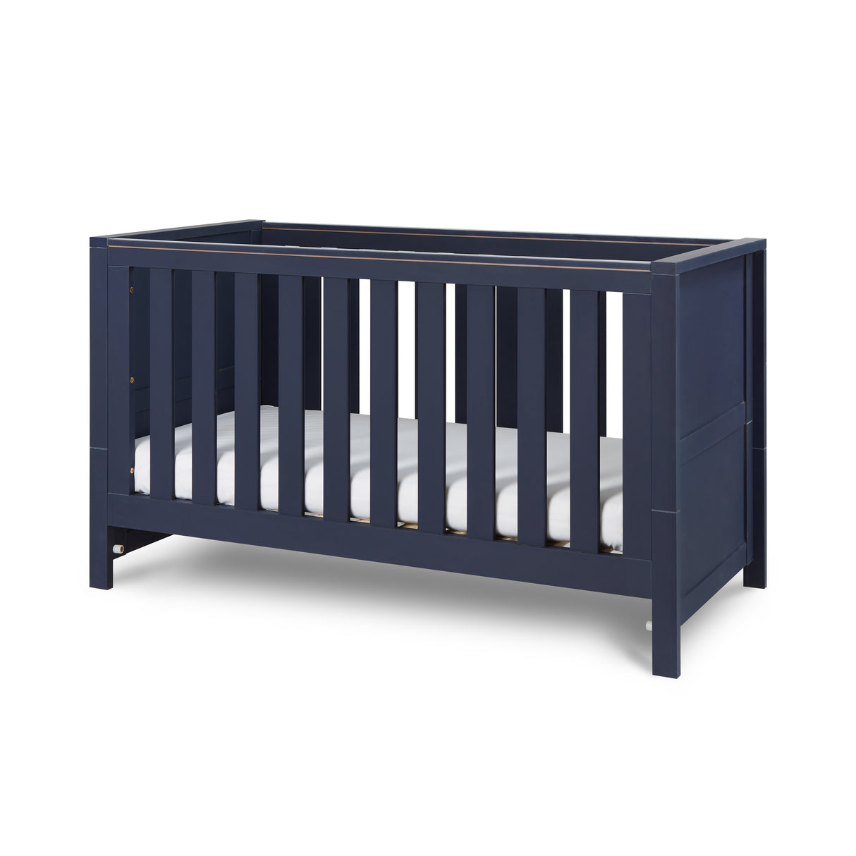 Tutti Bambini Tivoli 3 Piece Nursery Furniture Set with Cot Bed, Dresser and Wardrobe - Navy