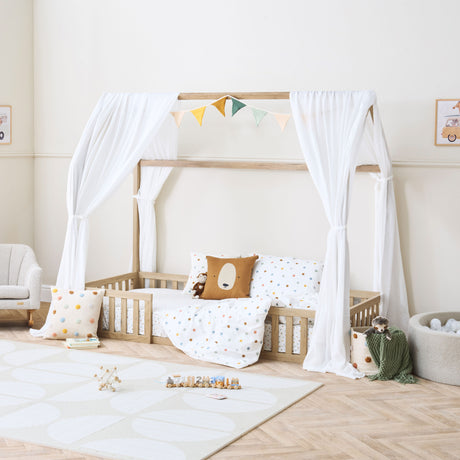 Tutti Bambini Casa Grande Montessori Toddler Floor Bed - Harvest Oak