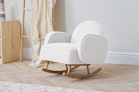 Tutti Bambini Micah Mini Me Children's Rocking Chair - Boucle Fresh Cream