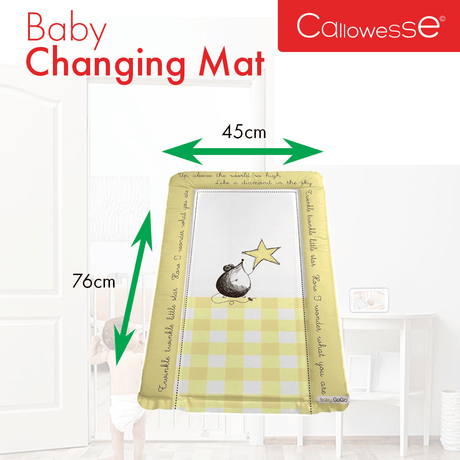 Callowesse Soft Foam Baby Changing Mat - Twinkle Twinkle