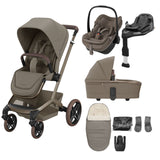 Maxi-Cosi Fame 2026 Premium Travel System with Pebble Slide Pro and Slide Pro Base - Oak Truffle