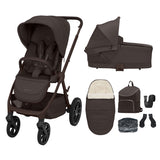 Maxi-Cosi Oxford+ 2026 Essential Bundle with Carrycot - Espresso Brown