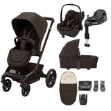 Maxi-Cosi Fame 2026 Premium Travel System with Pebble Slide Pro and Slide Pro Base - Espresso Brown