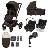 Maxi Cosi Fame 2026 Premium Family XL Travel System with Pebble Slide Pro, Pearl XL & Slide Pro Base - Espresso Brown