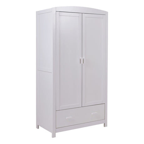 Babymore Aston 3 Piece Nursery Furniture Set with Cot Bed, Dresser & Wardrobe - Grey