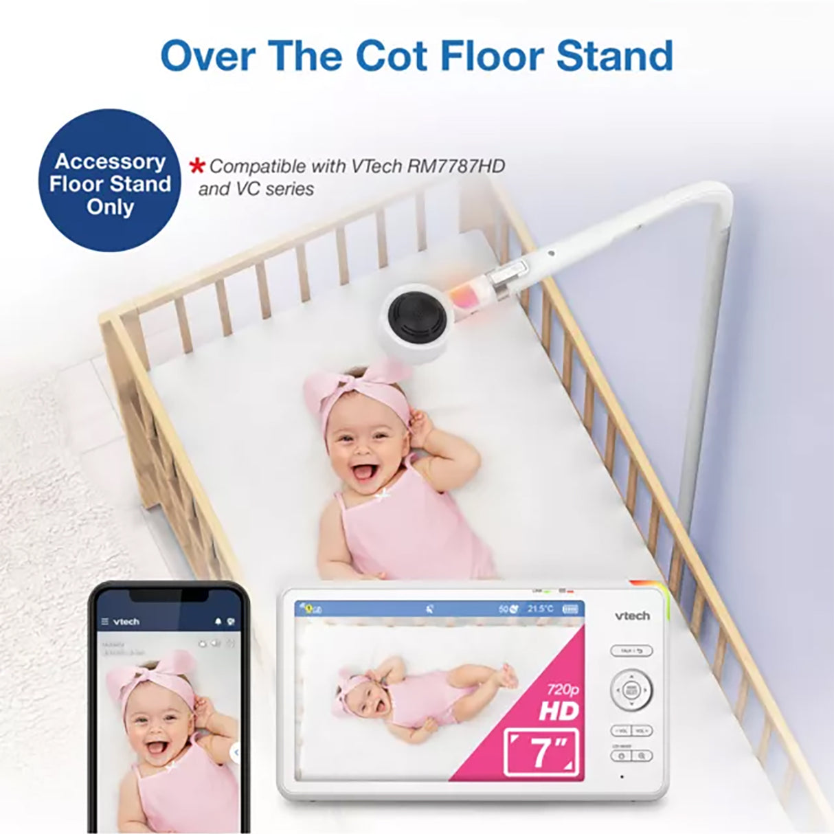 VTech VC2610 Over The Cot Baby Monitor Floor Stand