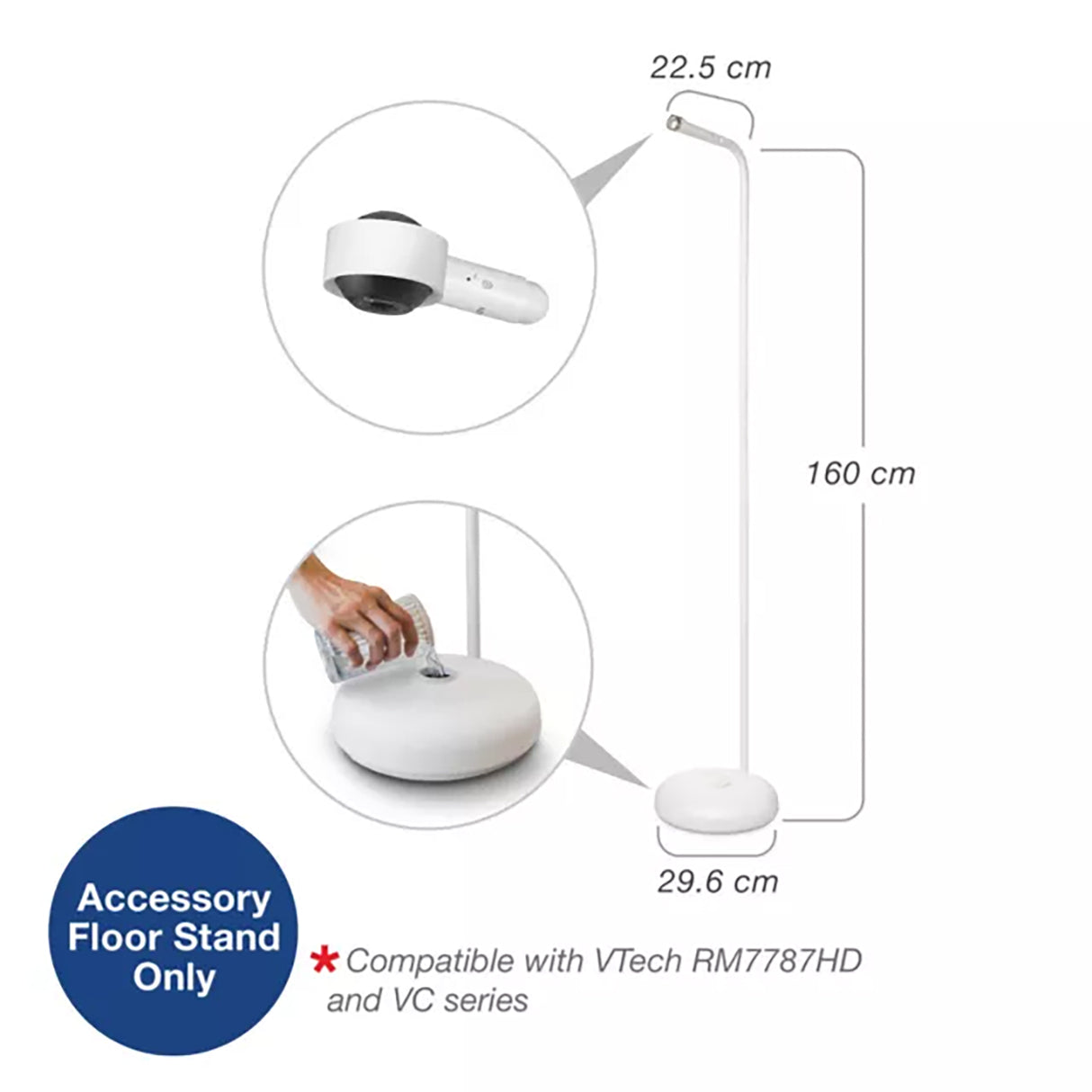 VTech VC2610 Over The Cot Baby Monitor Floor Stand