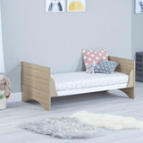 Babymore Veni Cot Bed - Oak White - image 4