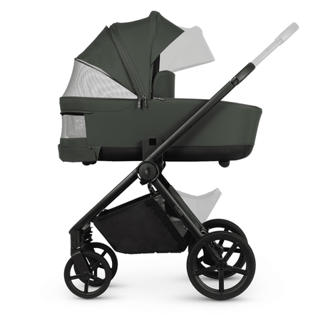 Venicci Claro Travel System with Tiago 360 Car Seat and ISOFIX Base - Forest Green