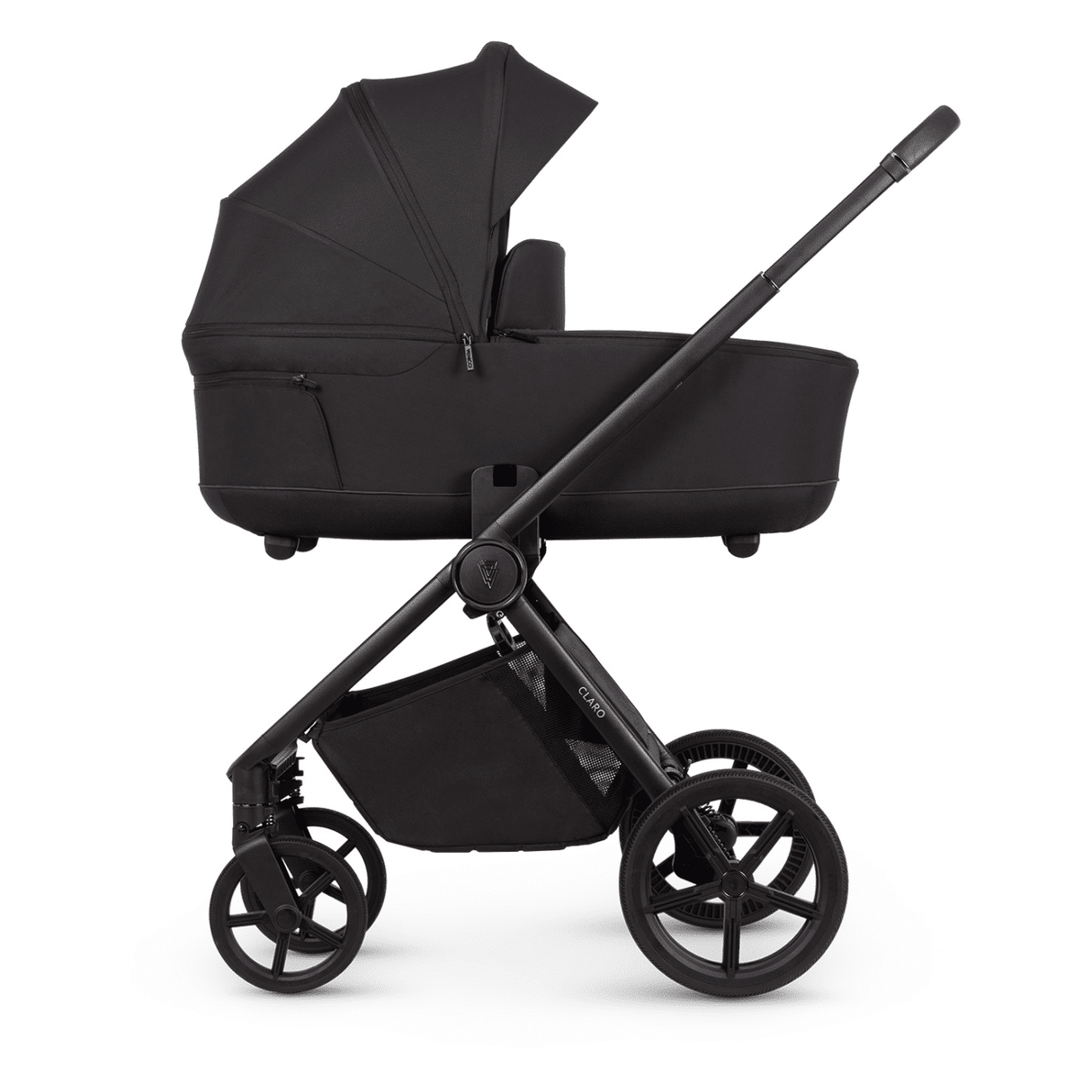 Venicci Claro Travel System Bundle with Accessories, Cybex Cloud T & ISOFIX Base - Noir