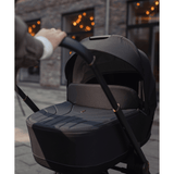 Venicci Claro Travel System Bundle with Accessories, Cybex Cloud T & ISOFIX Base - Noir