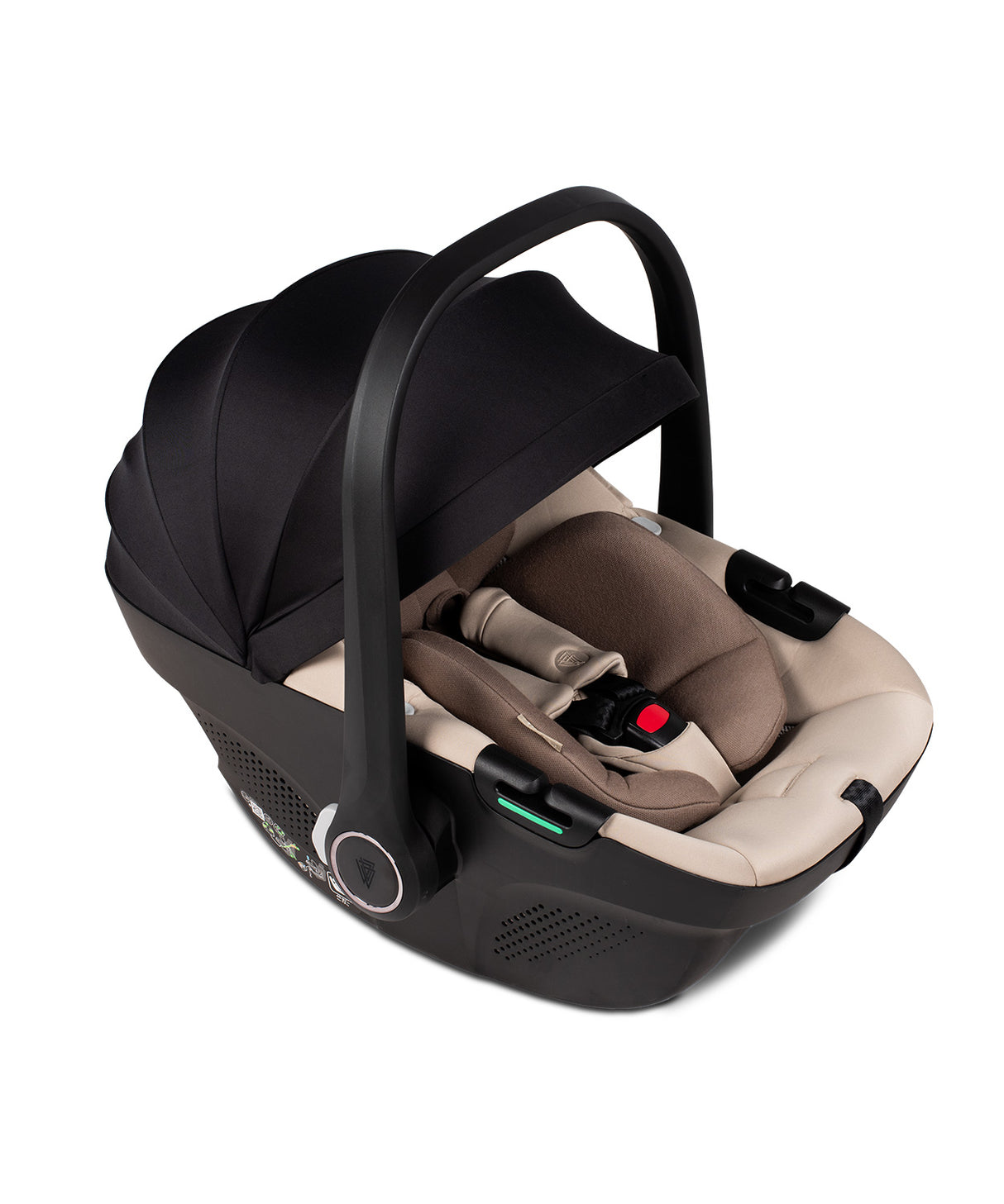 Venicci Upline 3 Travel System with Tiago Car Seat and ISOFIX Base - Pebble