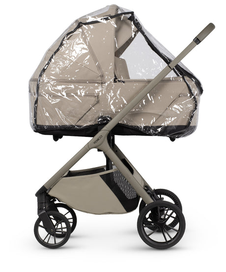 Venicci Tila Travel System with Accessories and Tiago Car Seat & ISOFIX Base - Latte