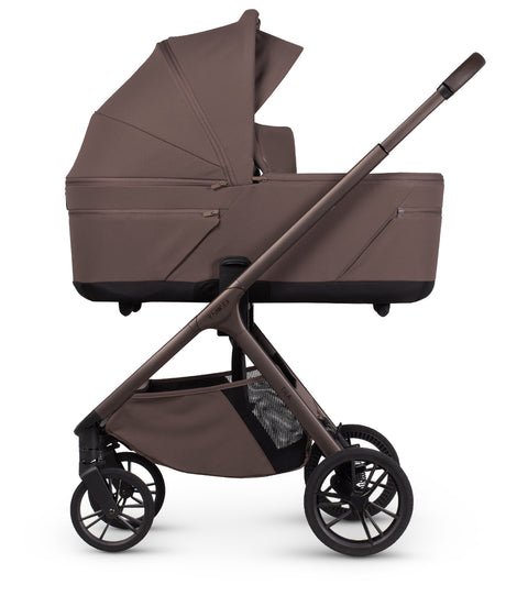 Venicci Tila Travel System with Accessories and Tiago Car Seat & ISOFIX Base - Noce