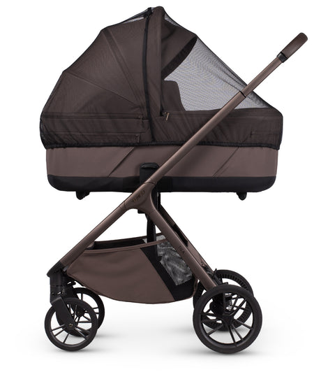 Venicci Tila Travel System with Accessories and Tiago Car Seat & ISOFIX Base - Noce