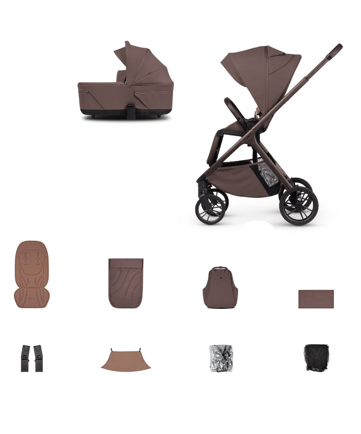Venicci Tila Pushchair Bundle with Accessories - Noce
