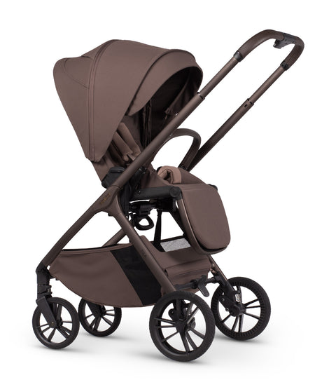Venicci Tila Travel System with Accessories and Tiago Car Seat & ISOFIX Base - Noce