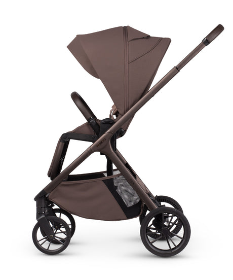 Venicci Tila Travel System with Accessories and Tiago Car Seat & ISOFIX Base - Noce