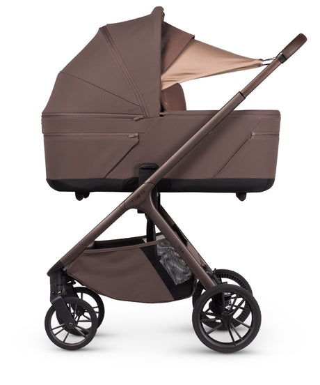 Venicci Tila Travel System with Accessories and Tiago Car Seat & ISOFIX Base - Noce